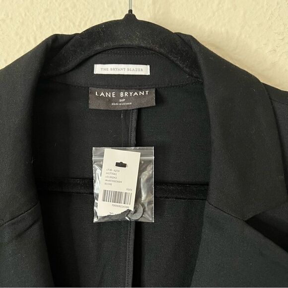 Lane Bryant The Bryant Blazer in Black Ponte Knit NEW Size 20 Petites - Picture 5 of 11